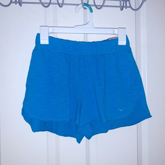 PINK Victoria's Secret Pants - Victoria Secret’s PINK blue shorts with pockets. Never worn, size S